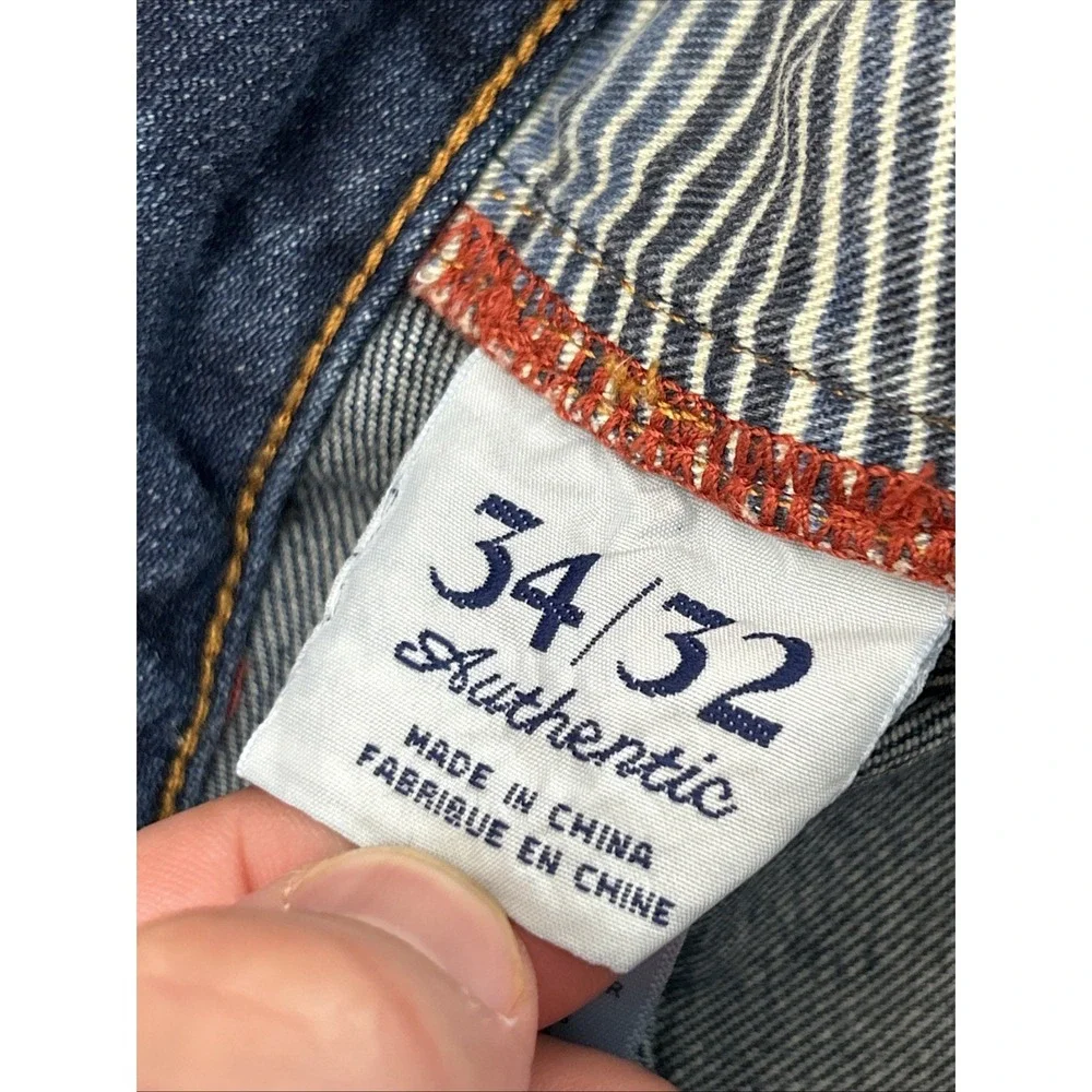 Tommy Bahama Authentic Jeans Mens 34x32 Blue Medium Wash Straight Stretch